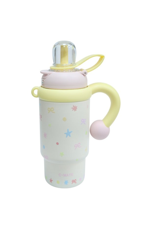 - Kids Water Bottle With Straw 316 Stainless Steel 900Ml
