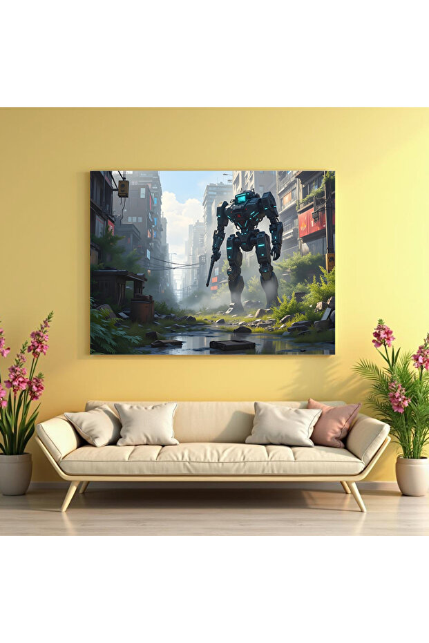 Tablou - Robot Postapocaliptic - Canvas pe șasiu - 3