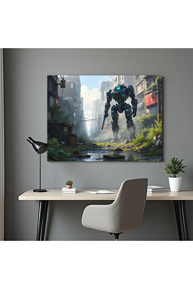 Tablou - Robot Postapocaliptic - Canvas pe șasiu - 4