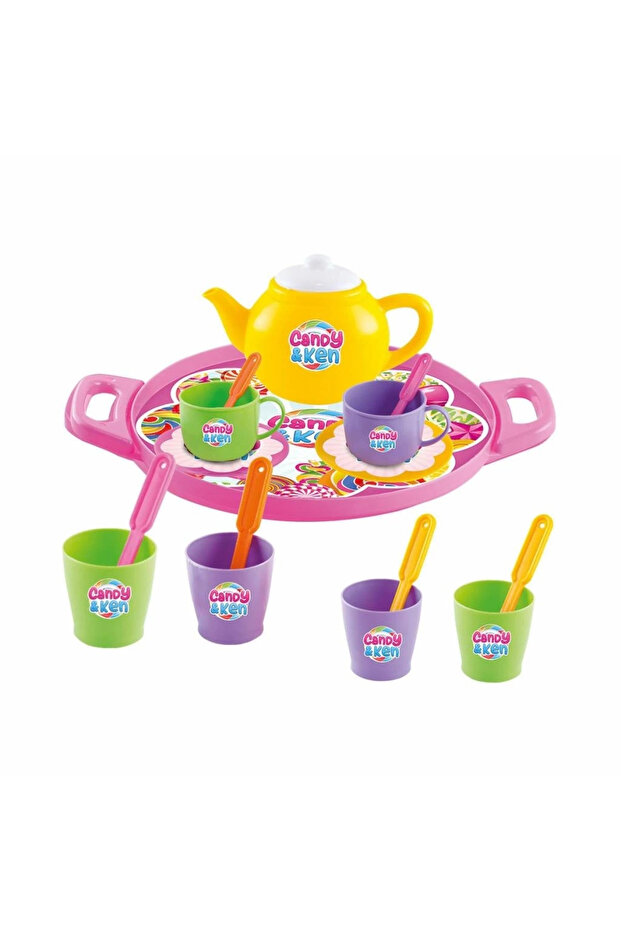 Mey Import ® 01593 Candy Tea Set with Tray - 3