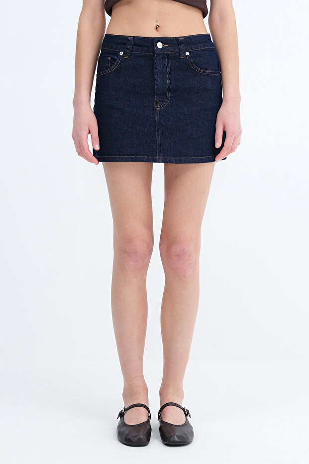 Mini Denim Etek E18050 - 5