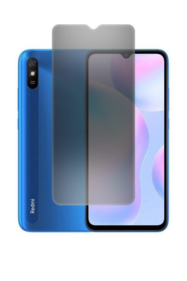واقي شاشة Redmi 9A 9H غير لامع للخصوصية، مرن وغير قابل للكسر