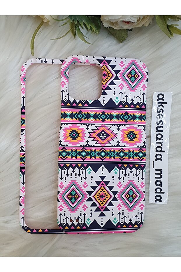 حافظة منقوشة أصلية متوافقة مع هاتف Iphone 12-12 Pro 360 من الأمام والخلف - 4