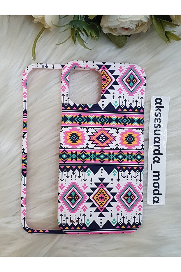 حافظة منقوشة أصلية متوافقة مع هاتف Iphone 12-12 Pro 360 من الأمام والخلف - 3