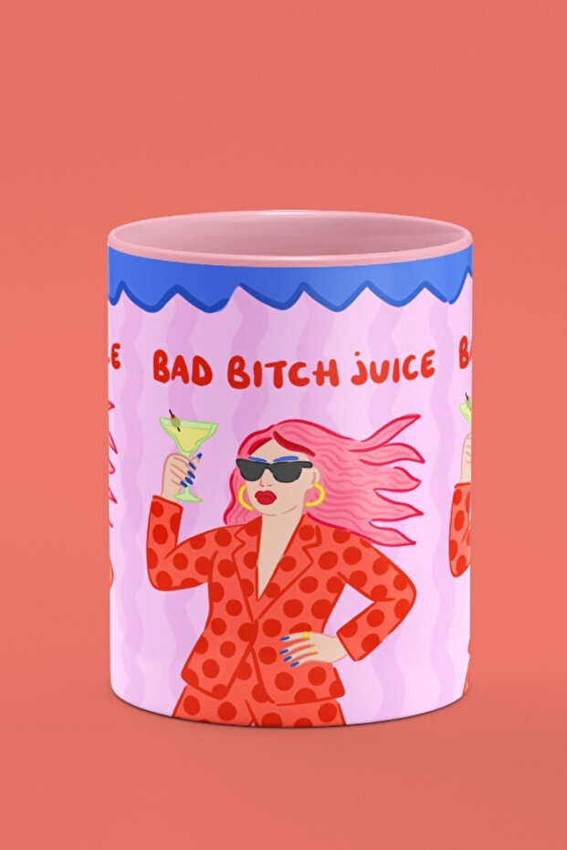 "Bad Juice" Mug from the Mug Series - Original Design Digital Print Mug 9.5X8 cm