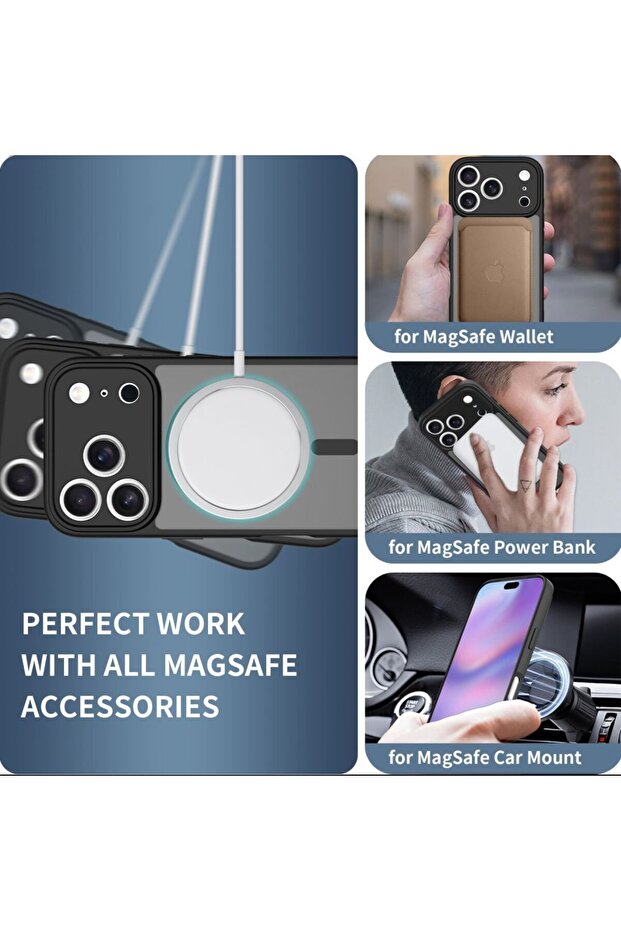 Θήκη BasicMag Matte Blue MagSafe για iPhone 17 Pro - 7