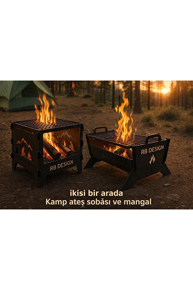 KAMP ATEŞ SOBASI VE MANGAL - 1
