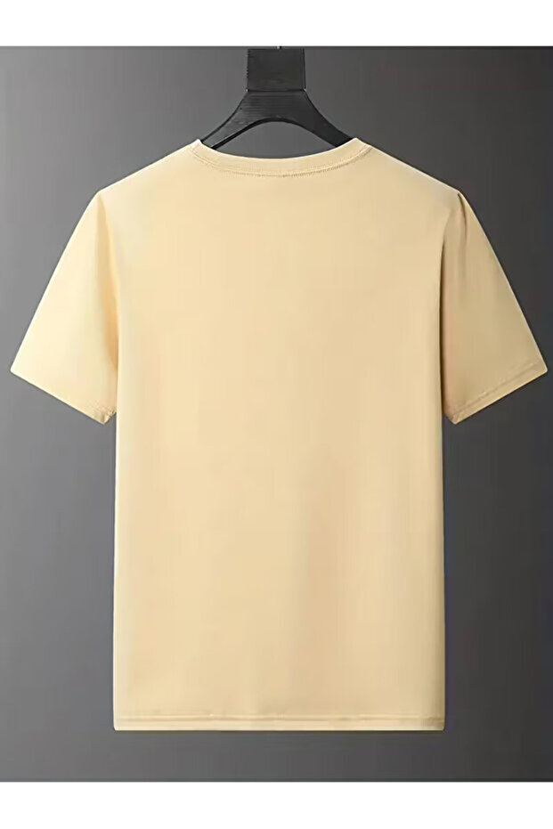 تي شيرت عادي أساسي مطبوع - 5