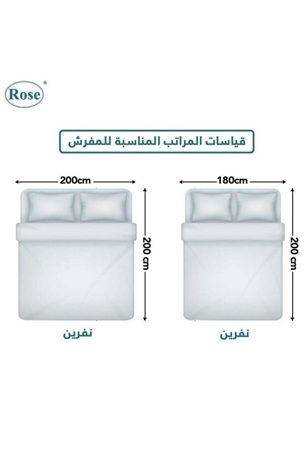 طقم غطاء سرير مزدوج مزين بالزهور - لون الخزامى - 2