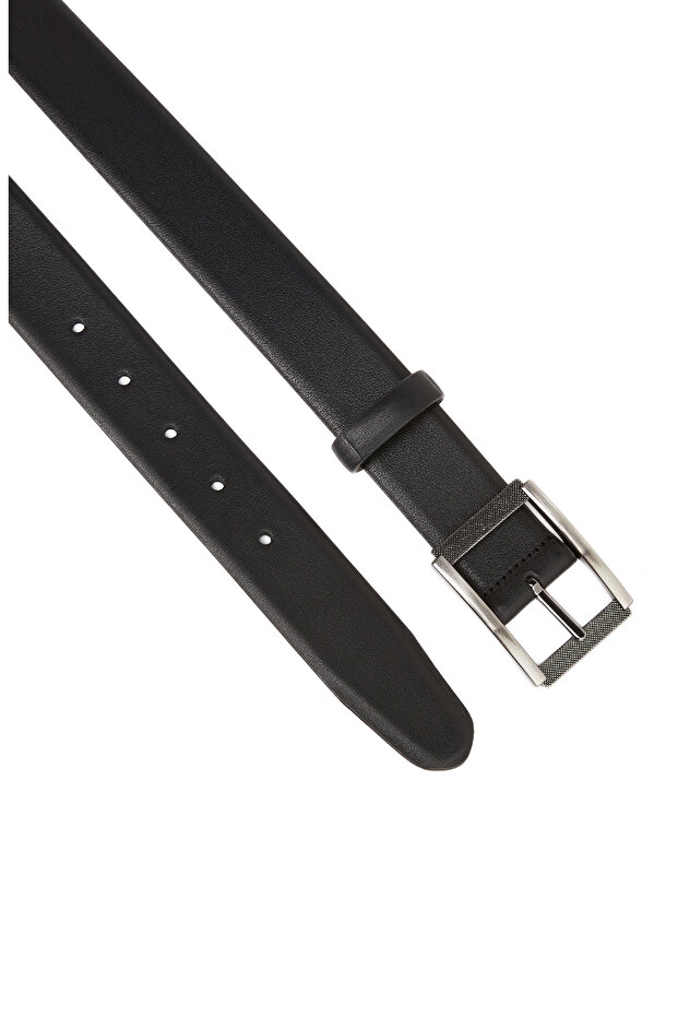 Siyah Erkek Deri Kemer - 2