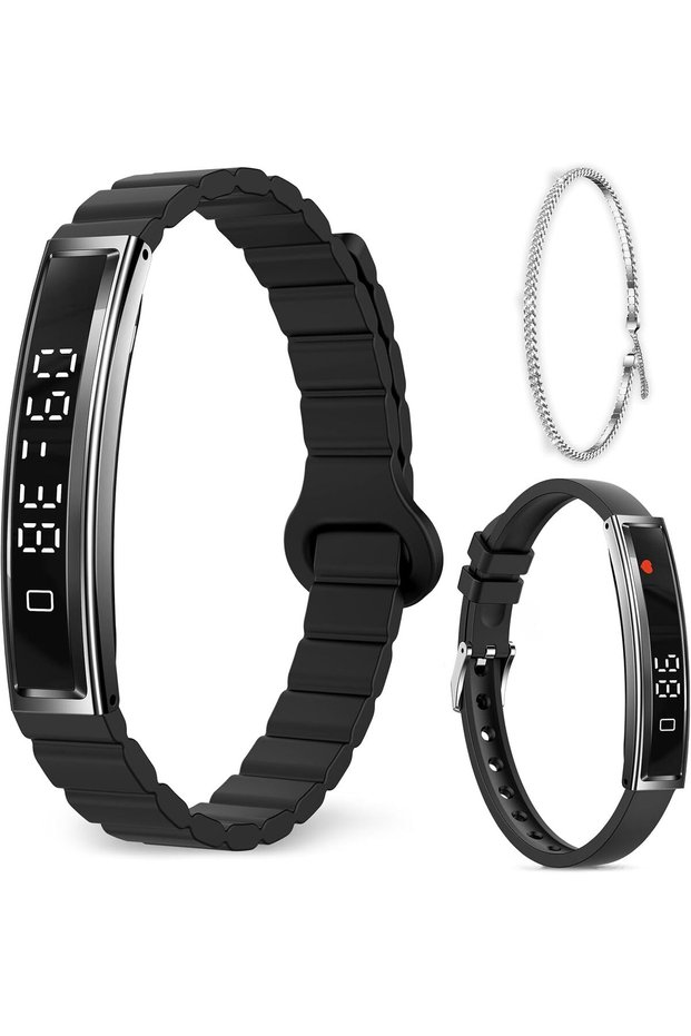 Ultralight Slim Fitness Tracker Smart Bracelet With Heart Rate & Blood Oxygen Monitor, Sleep/Activit