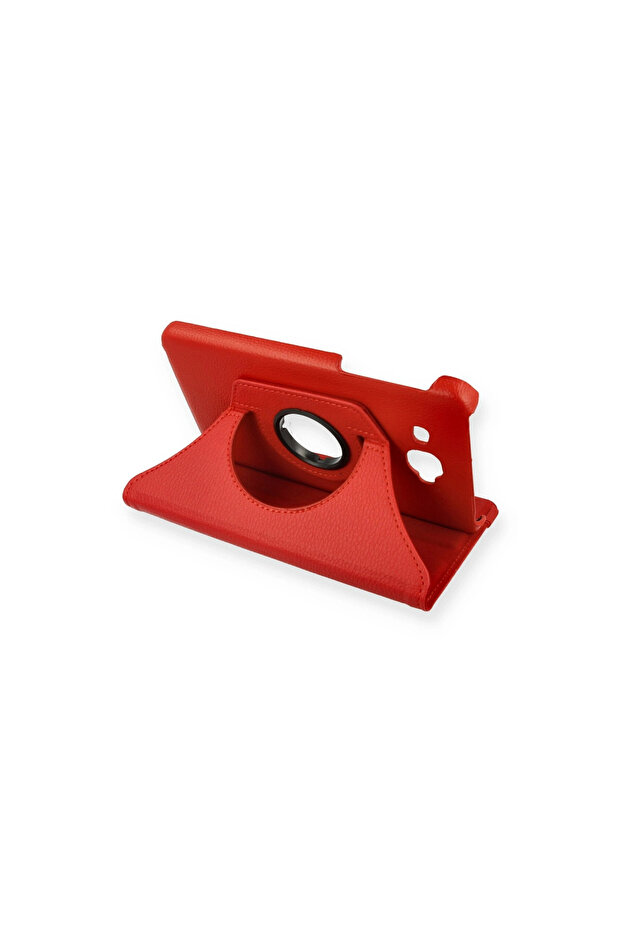 Samsung Galaxy T280 Tab A 7 Case 360 Tablet Leather Case - Red