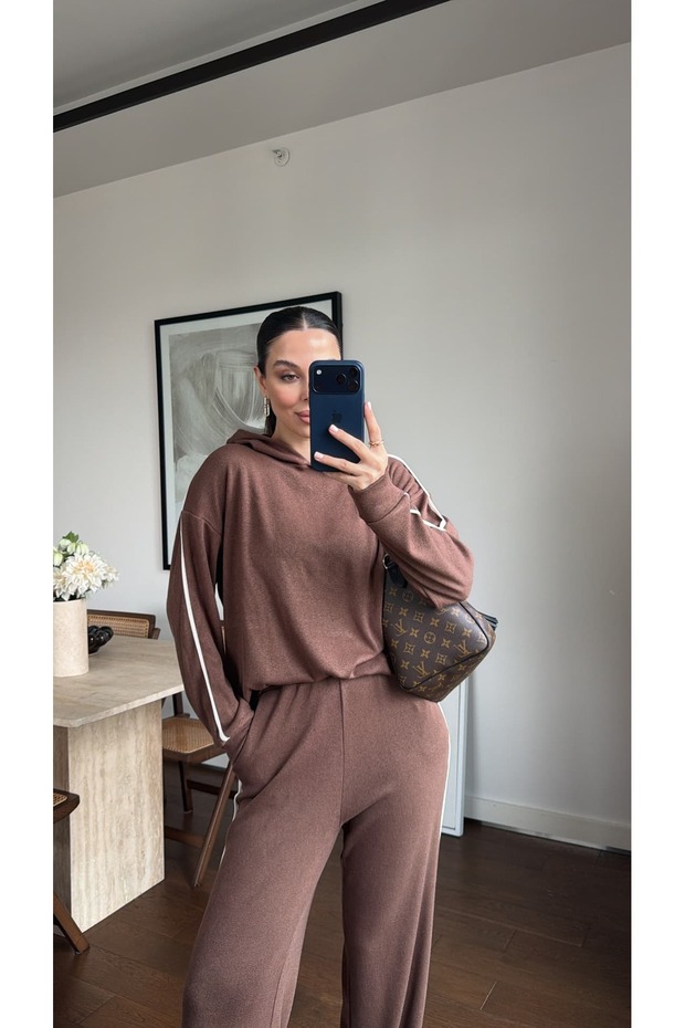 KAPÜŞONLU ÖRME İKİLİ TAKIM - 4