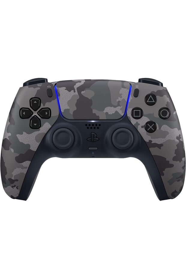 وحدة تحكم سوني بلاي ستيشن 5 اللاسلكية DualSense باللون الرمادي المموه - إصدار الإمارات العربية المتحدة - 1