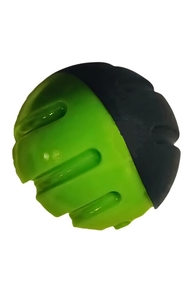 Green And Black Ball Tougher Toy (⌀9.5cm)