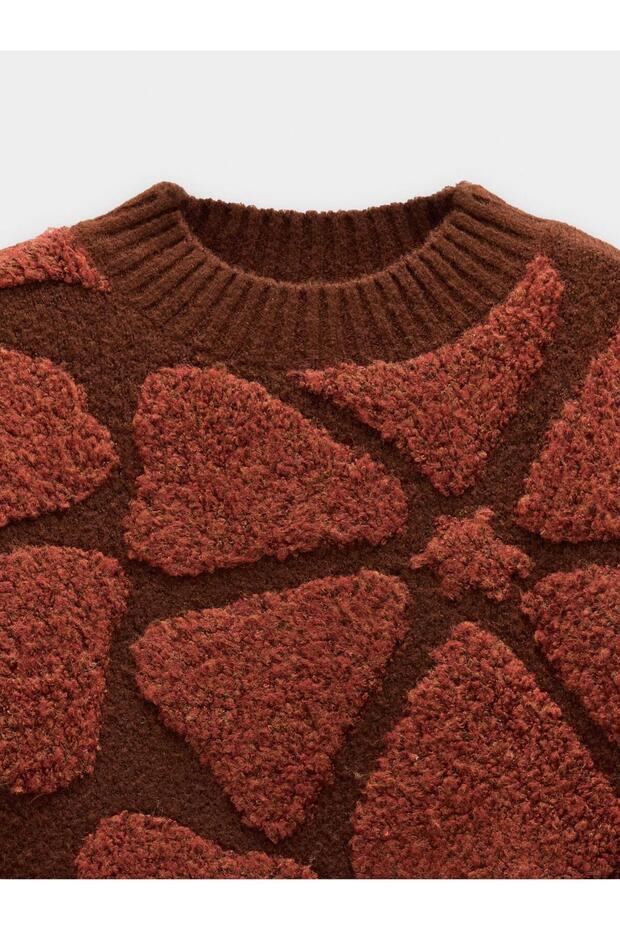 Jakarlı Örme Kazak - 6