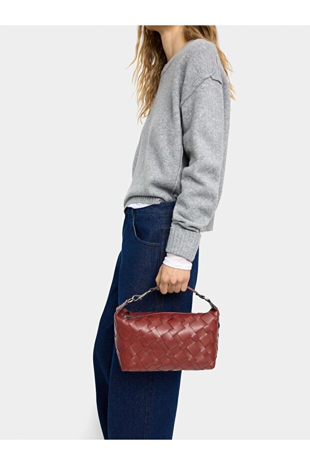 Örme Efektli Çanta - 1