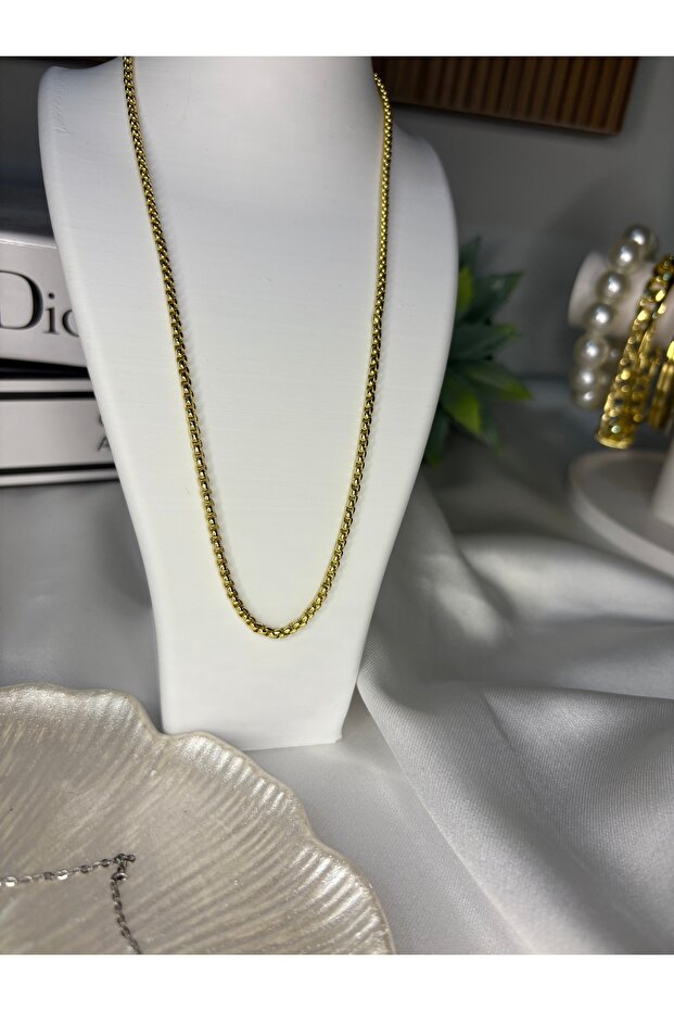 Classic Gold Zincir Kolye - 5