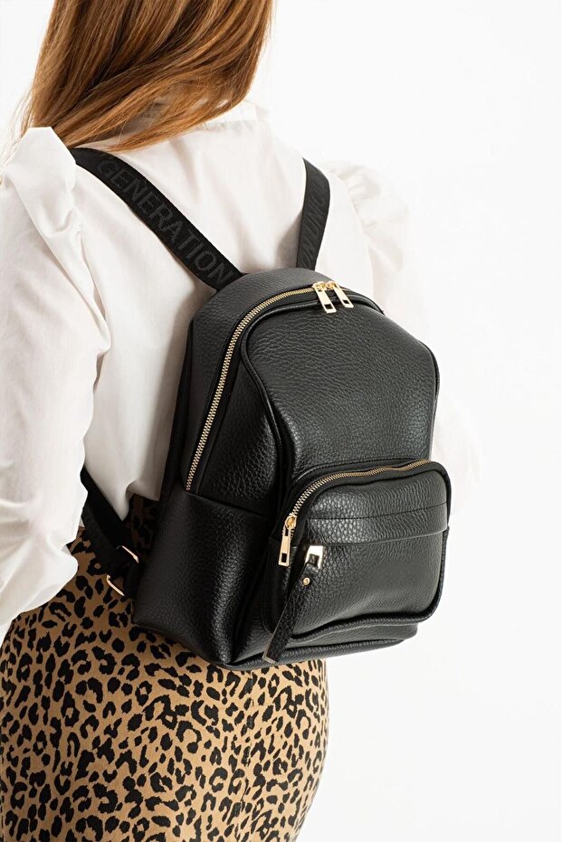 Eliza Multi-Pocket Soft-Textured Backpack