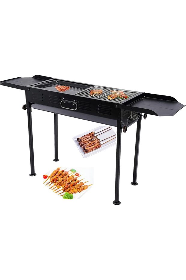 Foldable Outdoor Camping BBQ Stand - Portable and Versatile Grill Station for BBQ