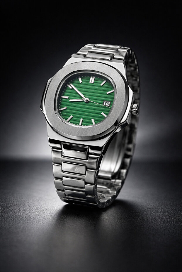 Patek Model Eşref Single Watch Steel (with Calendar)