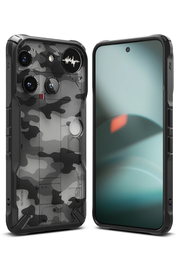 Nothing Phone (3) Case Cover|Fusion X Design Series |Camo Black