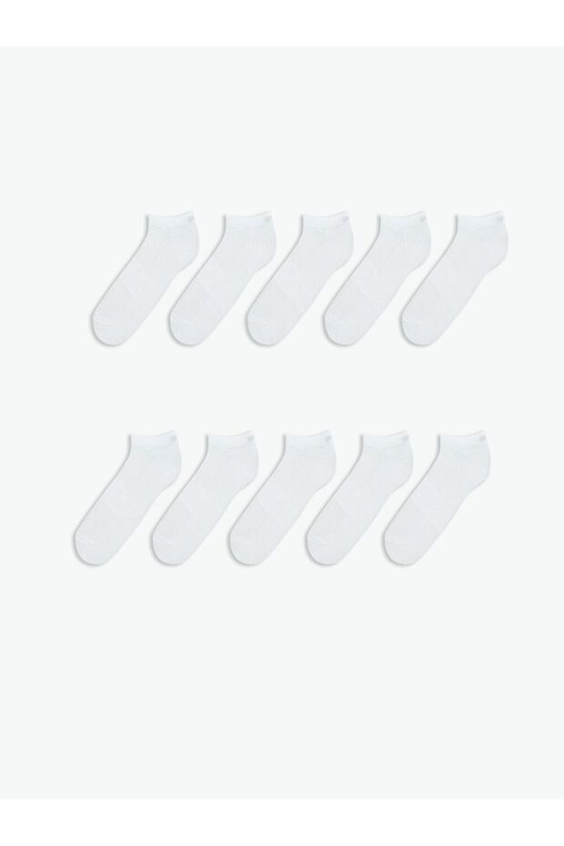 LCW ACCESSORIES Men's Booties Socks 10 pcs