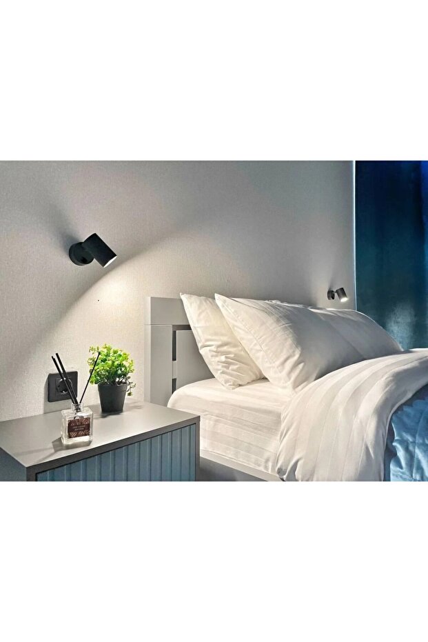 Modern1 Mafsalli Movable Headboard Black1 Bed Headboard Spotlight Appliance the Price Is for 1 Piece (Bulb Included)