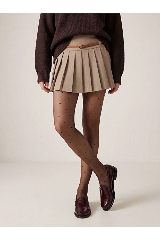 15 Denier Polka Dot Matte Women's Pantyhose