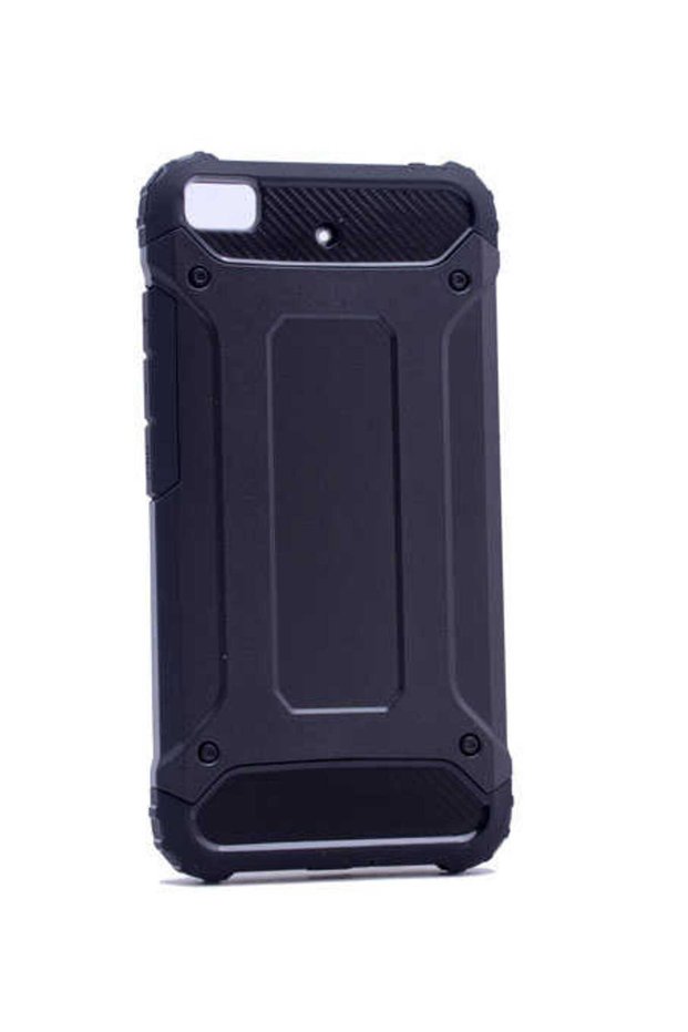 Mi 5S Compatible - Case Double Layer Armor Tank Crash Military Cover - Black