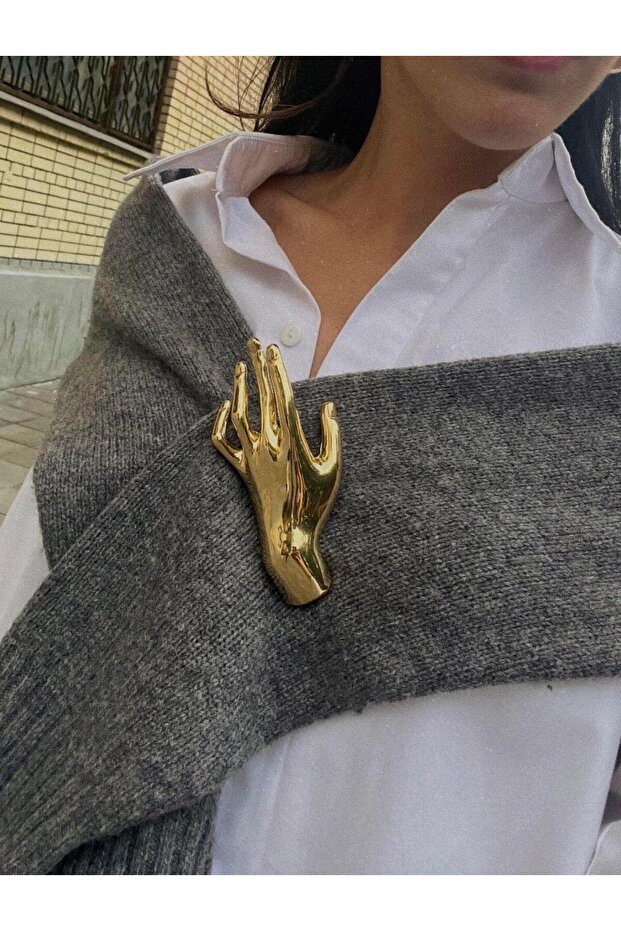 Hand Broş - 2