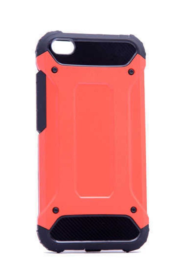 Mi 5 Compatible - Case Double Layer Armor Tank Crash Military Cover - Red
