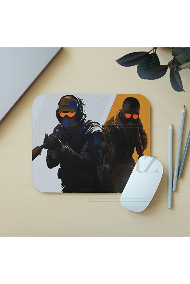 Cs2 - لوحة ماوس مستطيلة للألعاب، 17.5 سم × 19.50 سم - 1