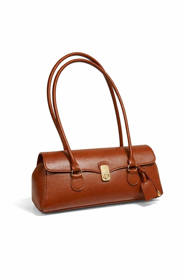 Long Handle Baguette Model Women's Shoulder Bag