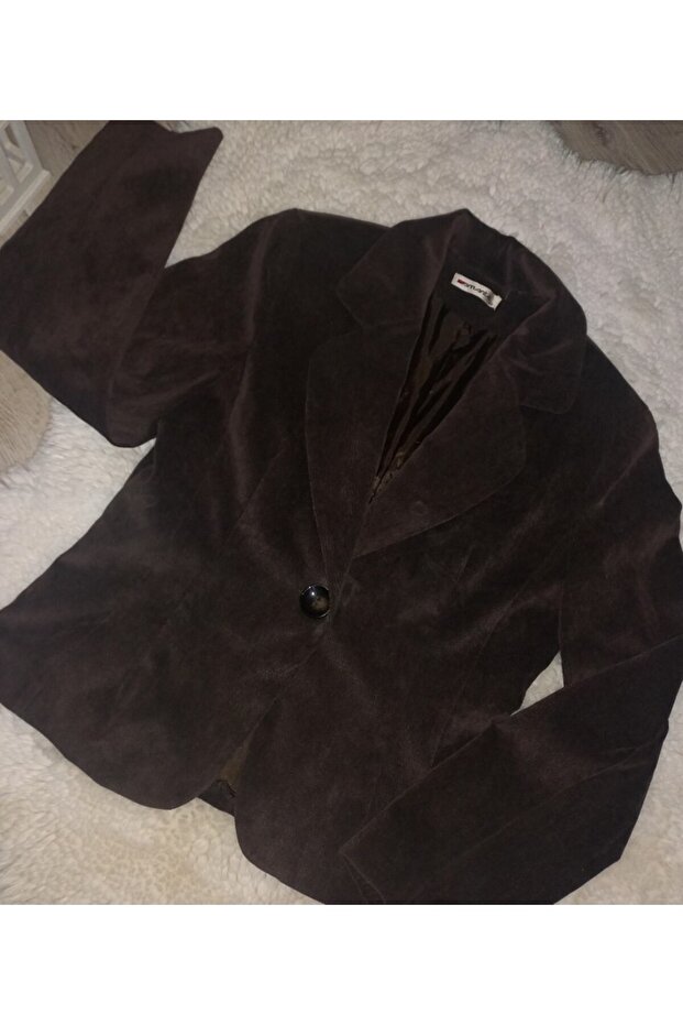 İnce fitilli kadife ceket - 2