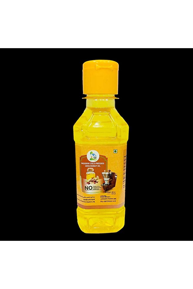 100% Pure & Natural Wood Cold Pressed Groundnut Oil –( 4 pieces* 200ml )