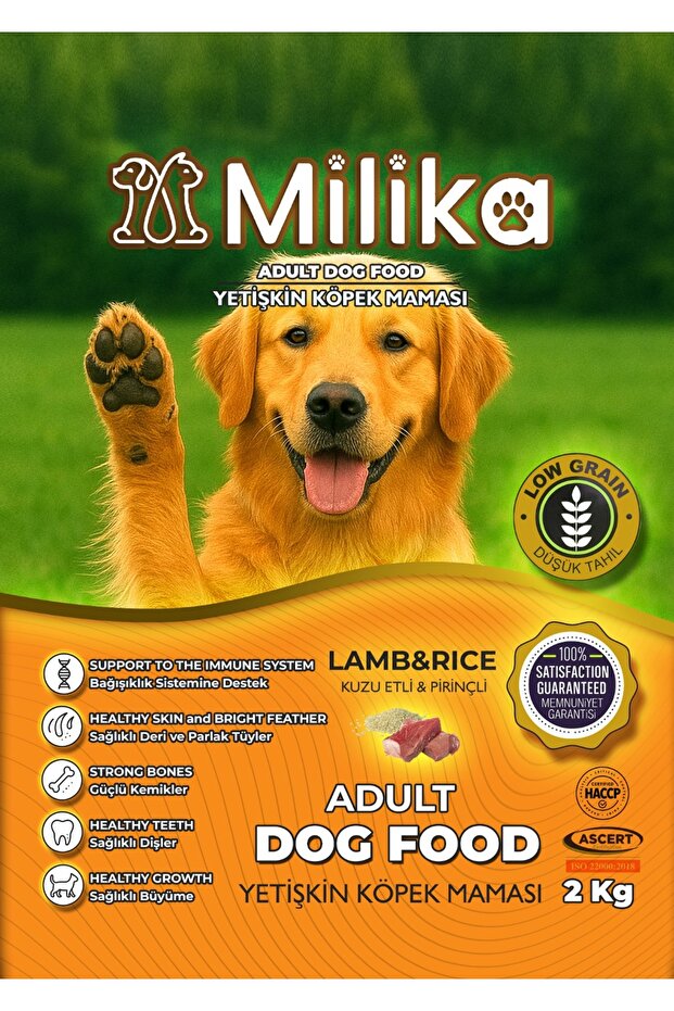 Milika yetişkin köpek maması