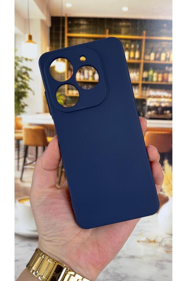 Tecno Spark 20/20C Compatible Silicone Shock-Absorbing Classic Protective Rubber Case