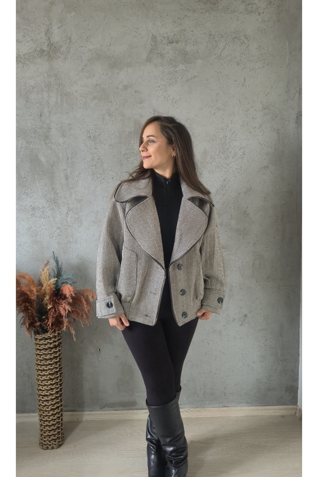 سترة بومبر متعرجة - 1