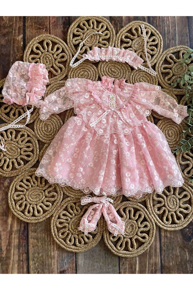 Pink Dream Baby Girl Dress Set