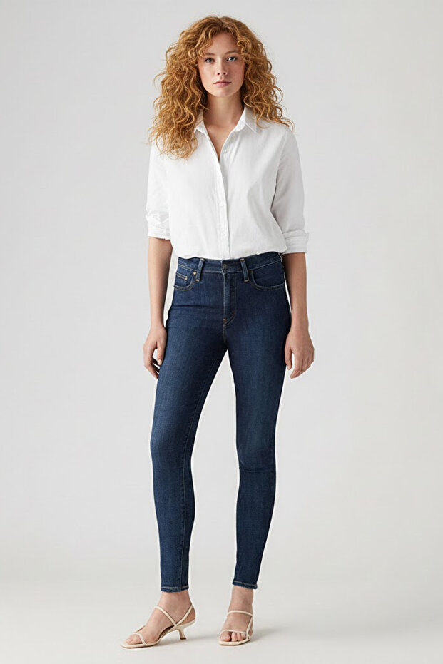 721 High Rise Skinny Women's Navy Blue Jeans