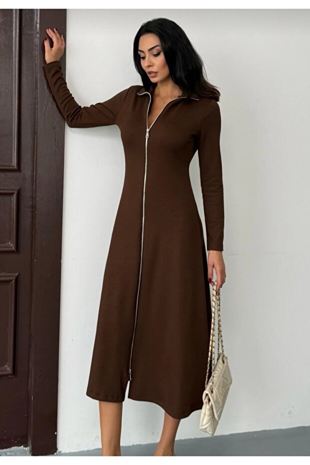 Рокля с цип - 1