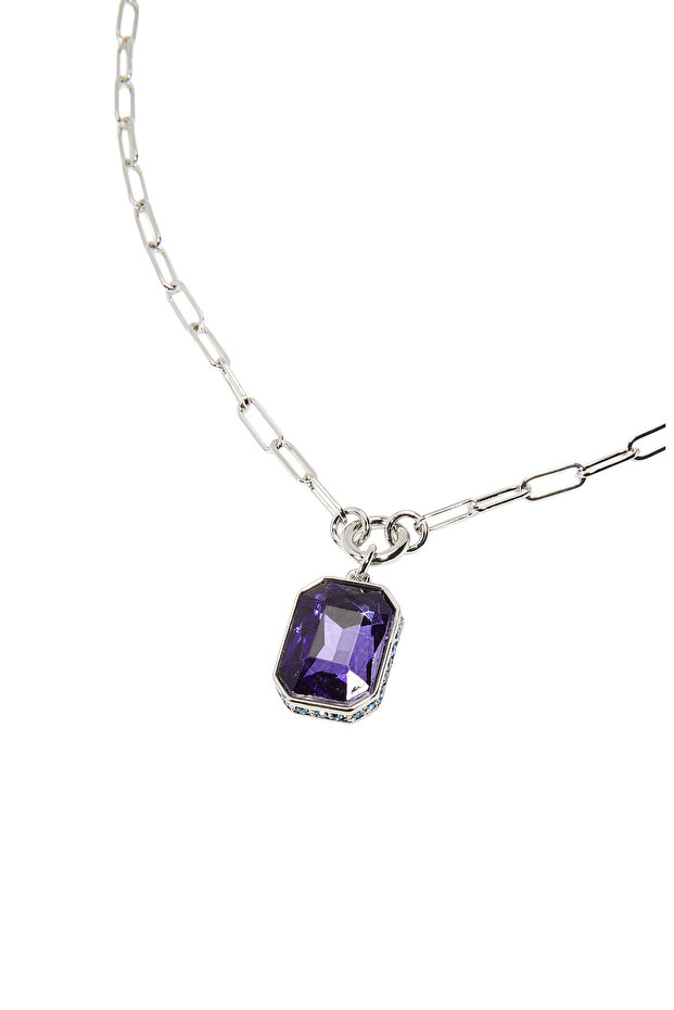 Silver Taşlı Kadın Kolye - 2