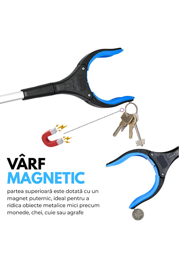 Remote Lifting and Grasping Pliers, Foldable, Magnetic, 81 cm, easyCTRL® - 5