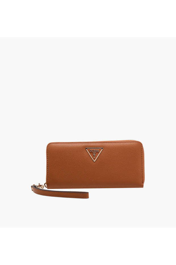 Laurel Textured Wallet with Wristlet Strap