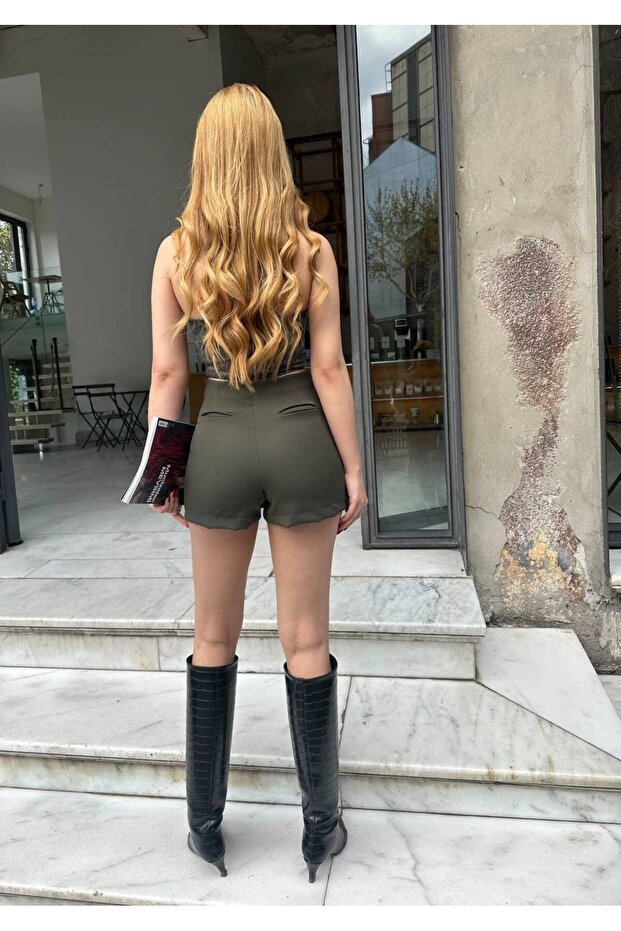 Women's Skirt-Looking Lined Shorts Skirt