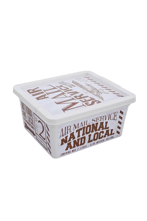 Multi-use plastic storage box - 1