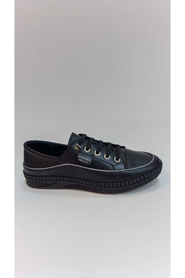 Women's Casual Shoes Genuine Leather Rubber Laced Poly Sole Orthopedic Comfortable