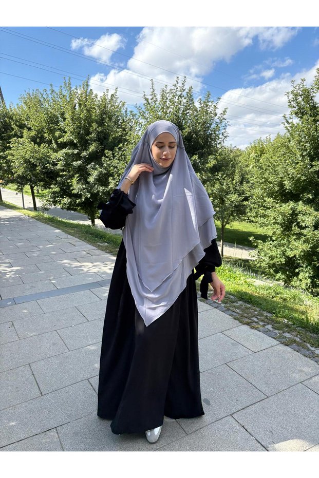 Testettür Medina Silk Long Dress Fluid Fabric Daily Stylish