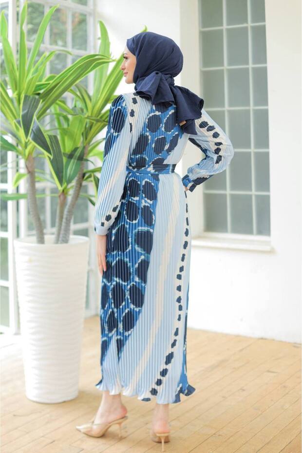 Boydan Piliseli Elbise - 4